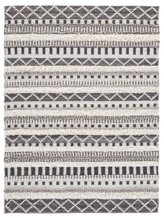 Ivory/Brown 62.63" x 83.63", complete rug design; representative size - 5