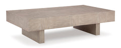 Light Grayish Brown Rectangular Coffee Table, full product view - 1