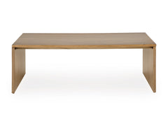 Rich Brown solid mango wood rectangular coffee table, product view 2 - 2