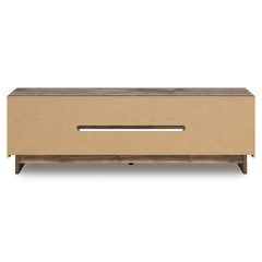 Brown TV stand with four drawers, product view 5 - 5
