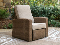 Beige, recliner in outdoor setting - 2