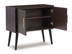 Dark Brown Orinfield accent cabinet, product view 2 - 2
