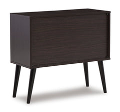 Dark Brown Orinfield accent cabinet, product view 4 - 4