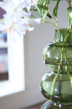 Green 12-inch height vase, product view 3 - 6