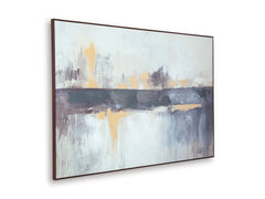 Blue/White/Tan Wall Art, product view 2 - 2