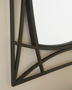 Black Accent Mirror, view 3 - 3
