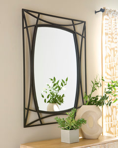 Black Accent Mirror, view 5 - 5