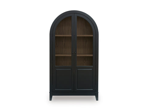 Dagandale Arched Glass-Door Display Cabinet