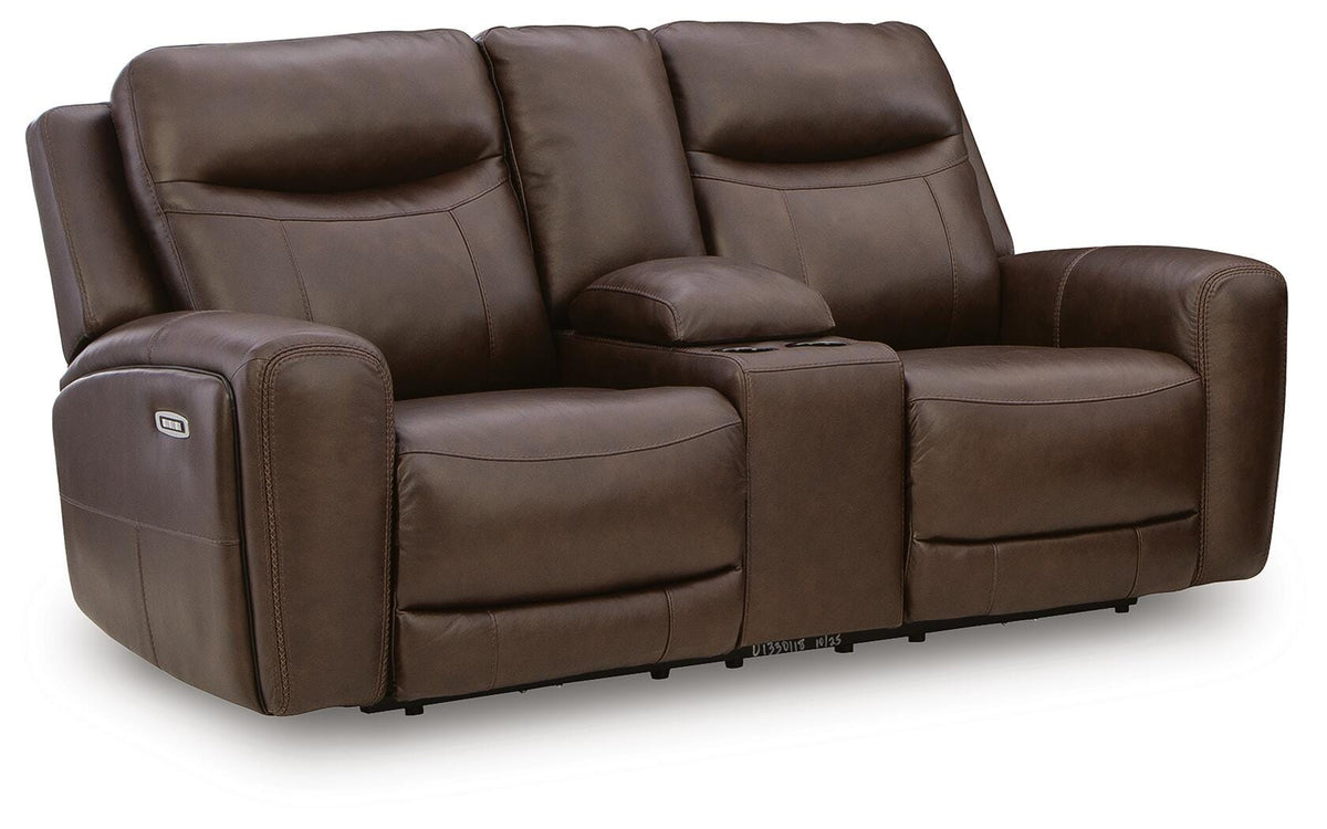 Cordova, complete power loveseat angled view