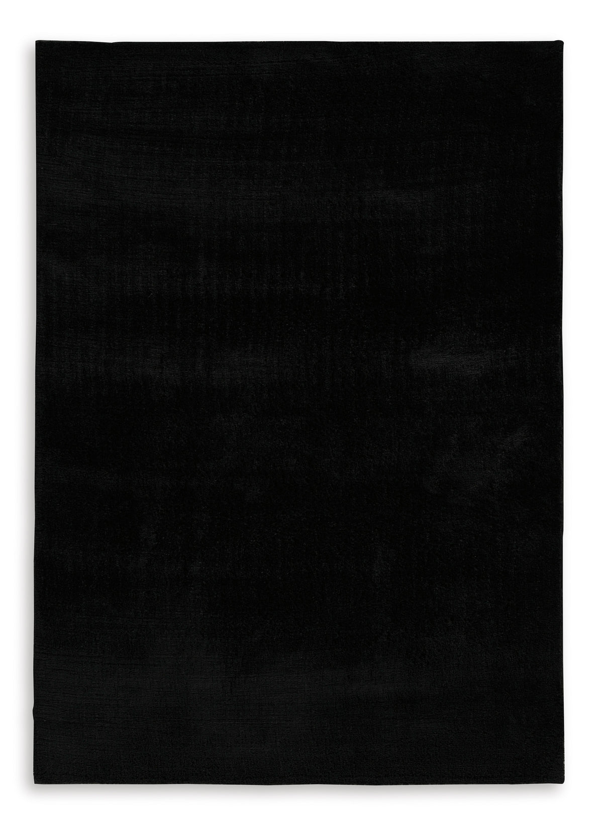 Black 95.75" x 119.25", complete rug design; representative size
