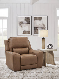 Caramel, recliner in room; other furniture and decor excluded - 6