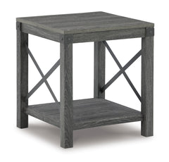 Grayish Brown End Table, full product view - 1