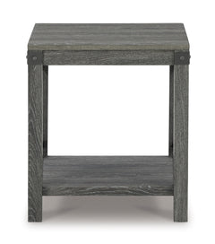 Grayish Brown End Table, product view 2 - 2