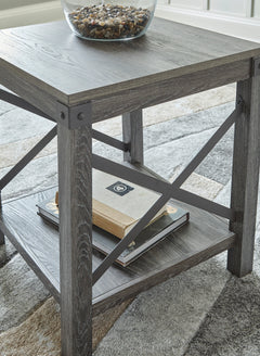 Grayish Brown End Table, product view 4 - 4