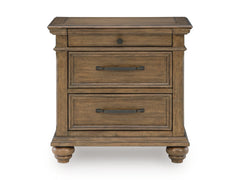 Medium Brown / Nightstand, front view - 3