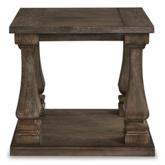 Gray Rectangular End Table, product view 2 - 2