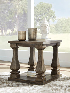 Gray Rectangular End Table, product view 5 - 5
