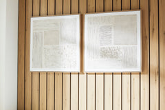 Beige/Black/White Two-Piece Wall Art Set, product view 5 - 5