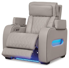 Gray, full recliner in open position - 7