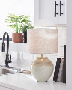 Cream/Beige table lamp, product view 2 - 2