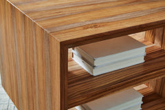 Brown Square End Table, product view 5 - 5