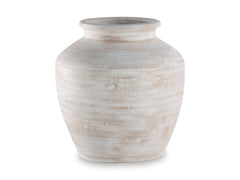 Distressed White 12-inch vase, product view 2 - 10