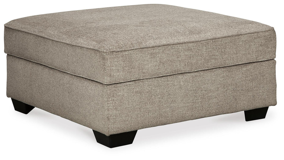 Stone, complete closed storage ottoman