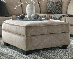 Stone, closed ottoman in room - 2