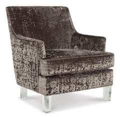 Charcoal charcoal accent chair, product view 2 - 2