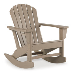 Driftwood outdoor rocking chair, full product view - 6