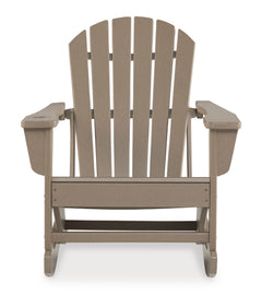 Driftwood outdoor rocking chair, product view 2 - 7