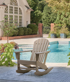 Driftwood outdoor rocking chair, product view 5 - 10