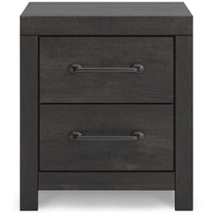 Dark Gray / Nightstand, front view - 3