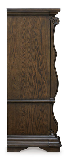 Dark Brown, side view of chest - 4
