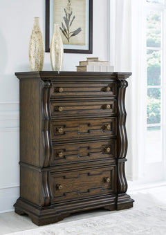 Dark Brown, chest in room setting - 5