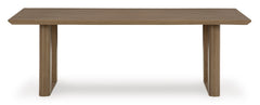 Dark Brown Outdoor Table, product view 2 - 2