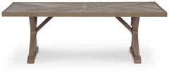 Beige, front dining table view - 3