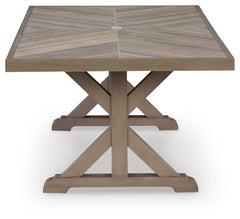 Beige, side dining table view - 4