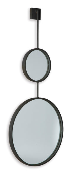 Black wall mirror, product view 2 - 2
