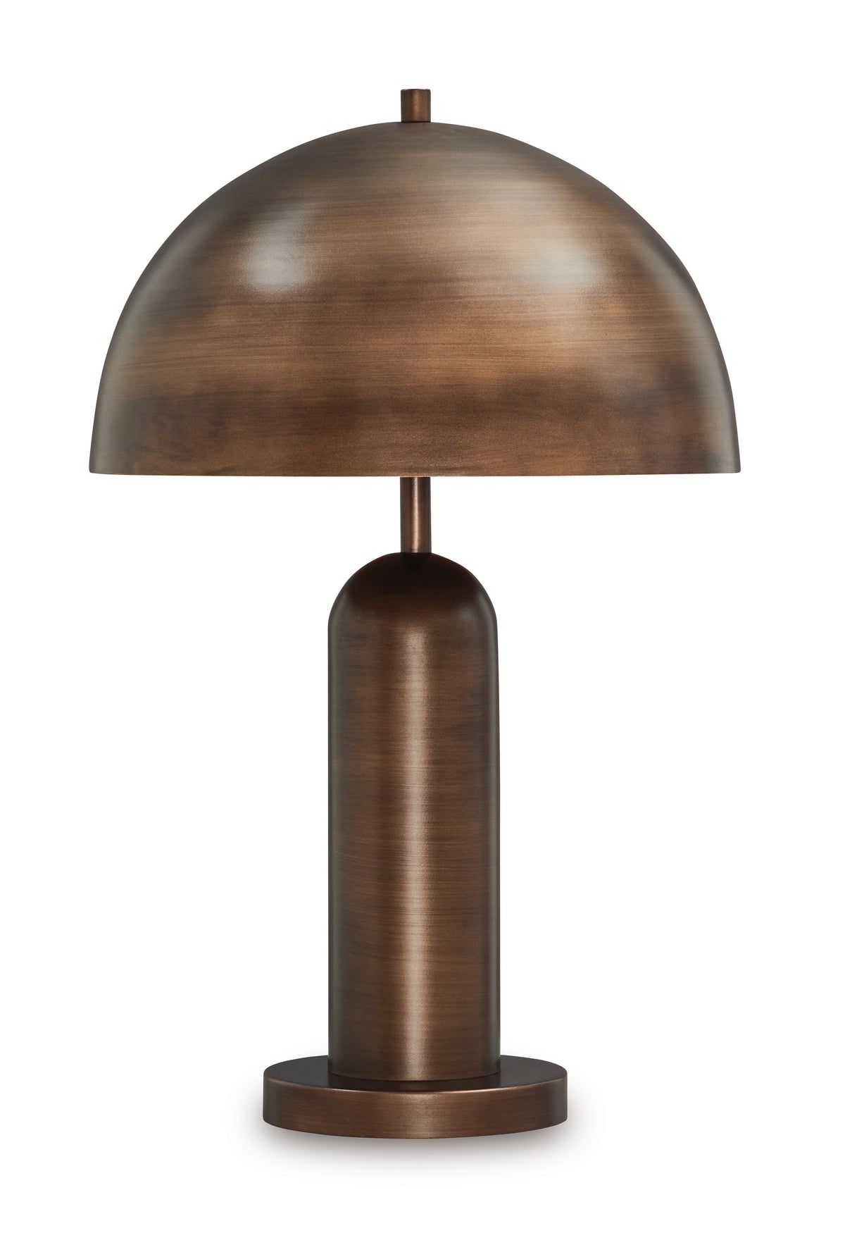 Antique Copper Finish table lamp, full product view
