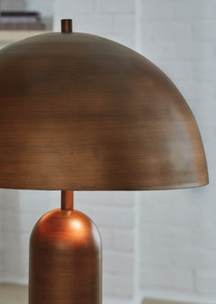 Antique Copper Finish table lamp, product view 4 - 4