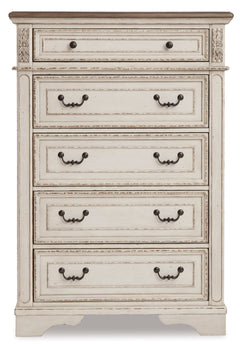 Two-tone, full front view of chest - 2