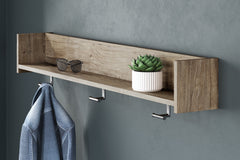 Natural coat rack, full product view - 1