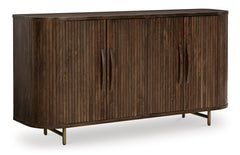 Dark Brown Accent Cabinet, full product view - 1