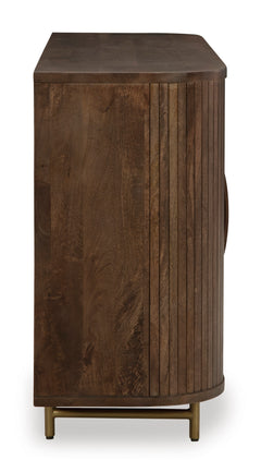 Dark Brown Accent Cabinet, product view 4 - 4