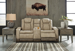 Sand, complete loveseat in room - 2
