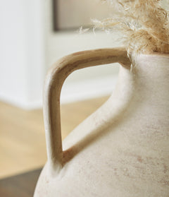 Antique Beige 15.38-inch height vase, product view 4 - 4