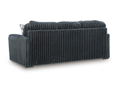 Gunmetal / Sofa and Loveseat Set, rear upholstery view - 8