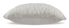 White / Throw Pillow, side view - 15