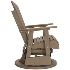 Driftwood outdoor swivel glider chair, product view 4 - 10